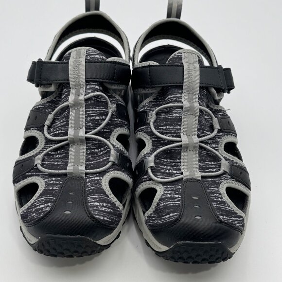 Cheeks Womens Energy Pad Sport Sandals Size 9W Tony Little Reflective Shoes - Picture 2 of 11